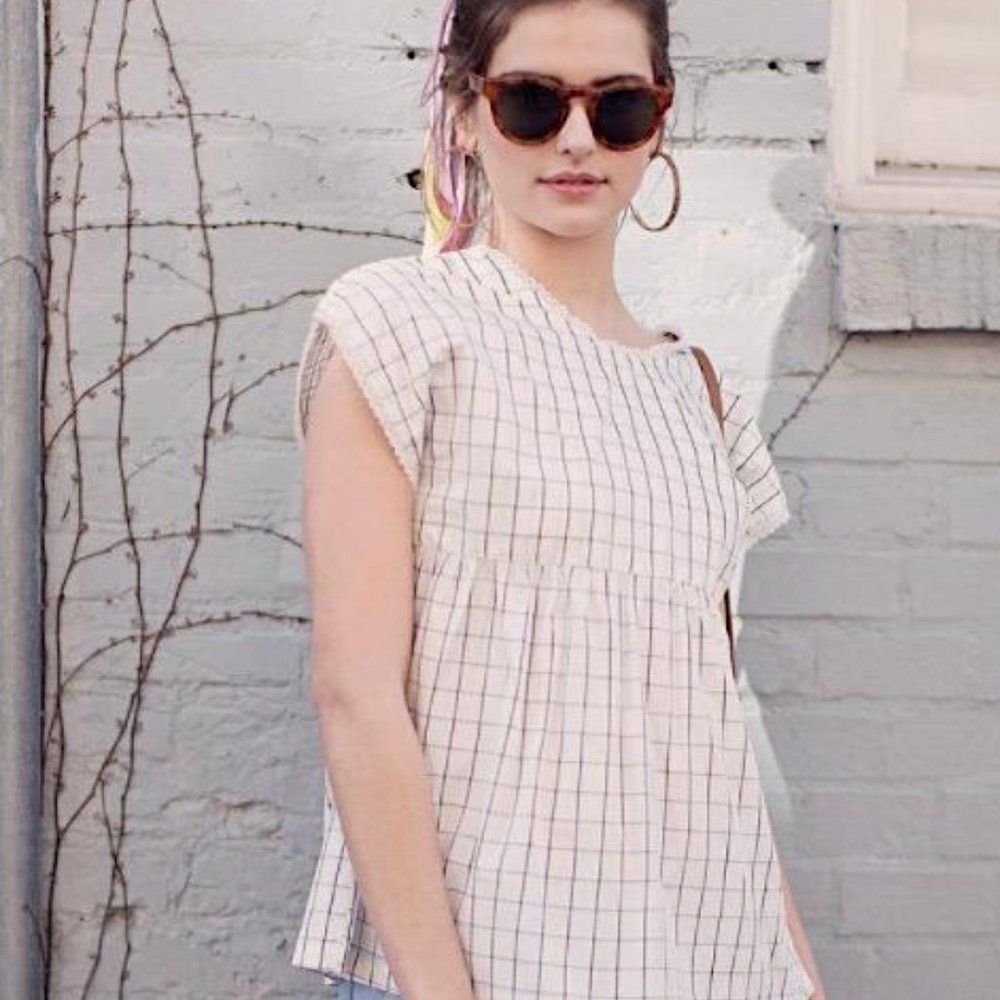 Blouse, Thin Squares (Woman)